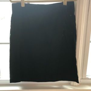 French Connection Black Wrap Skirt
